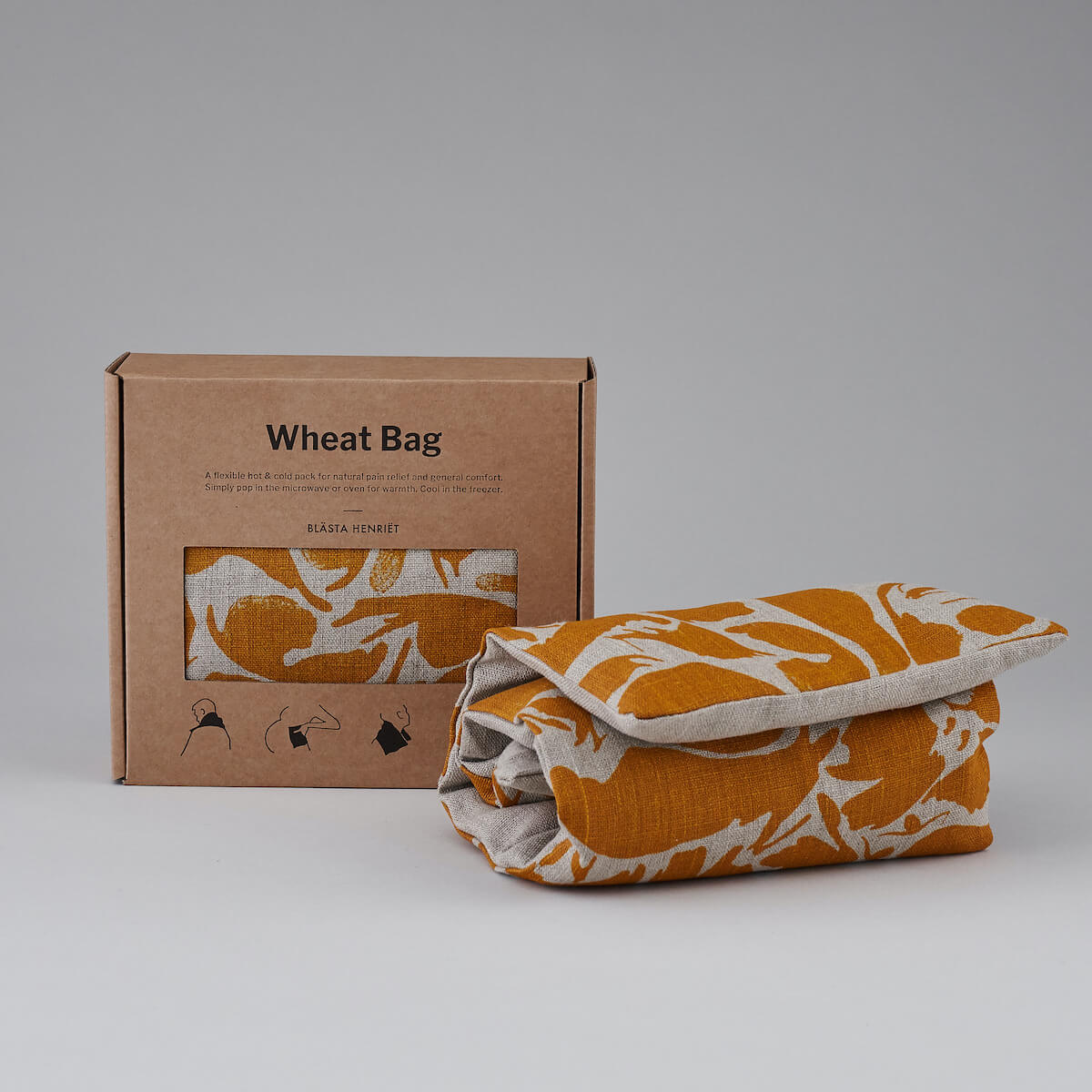 wheat bag printed yellow blasta henriet